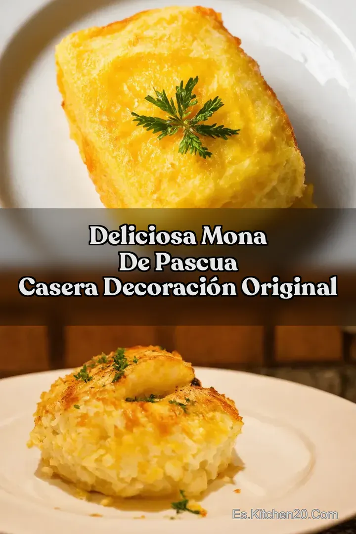 Deliciosa Mona de Pascua Casera Decoraci&oacute;n Original