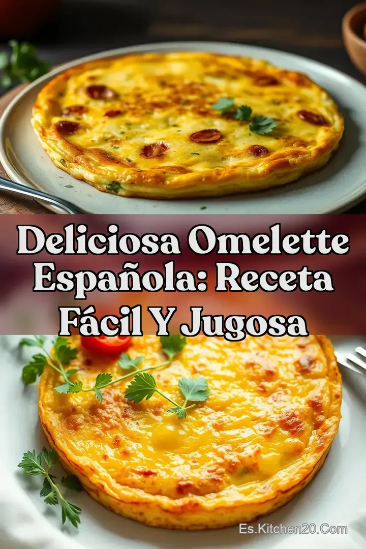 Deliciosa Omelette Espa&ntilde;ola: Receta F&aacute;cil y Jugosa