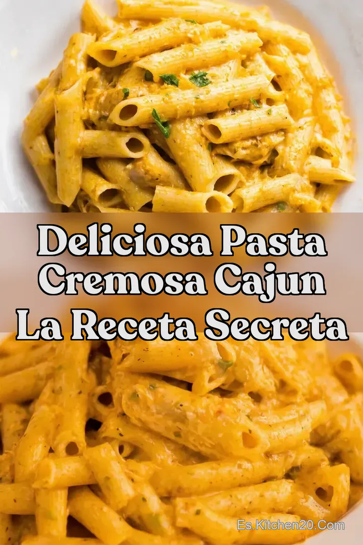 Deliciosa Pasta Cremosa Cajun La Receta Secreta