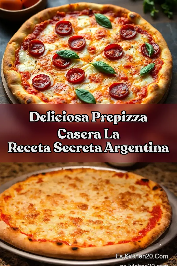Deliciosa Prepizza Casera La Receta Secreta Argentina