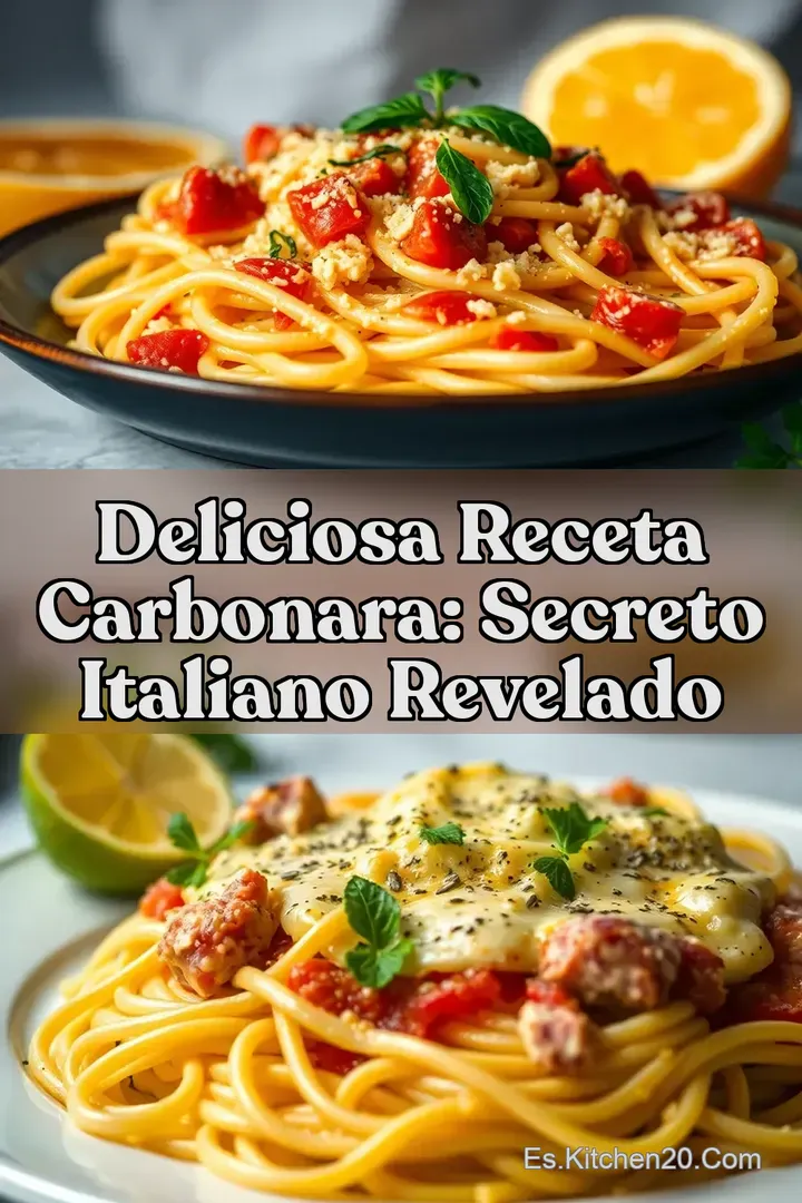 Deliciosa Receta Carbonara: Secreto Italiano Revelado
