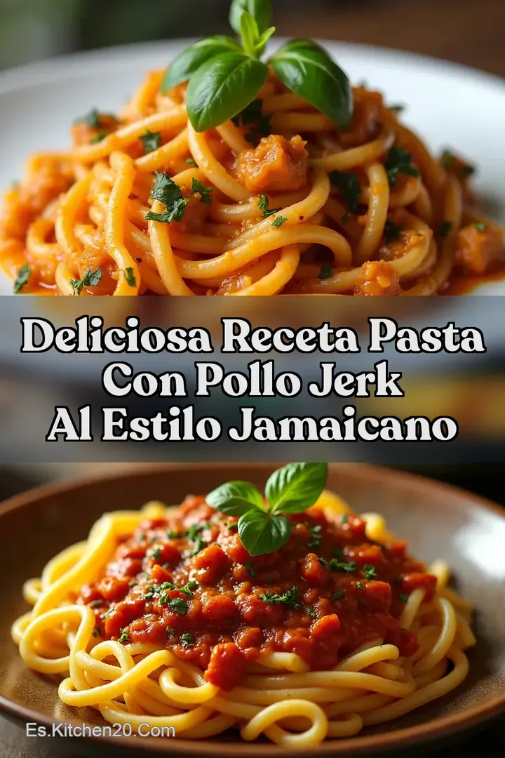 Deliciosa Receta Pasta Con Pollo Jerk Al Estilo Jamaicano
