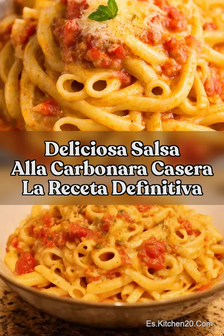Deliciosa Salsa alla Carbonara Casera La Receta Definitiva