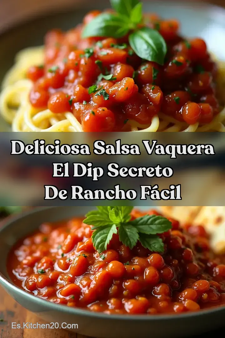 Deliciosa Salsa Vaquera El Dip Secreto de Rancho F&aacute;cil