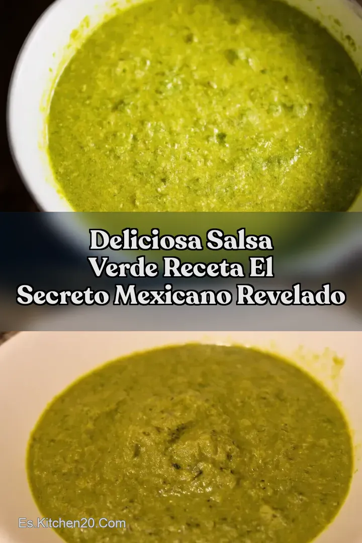 Deliciosa Salsa Verde Receta El Secreto Mexicano Revelado
