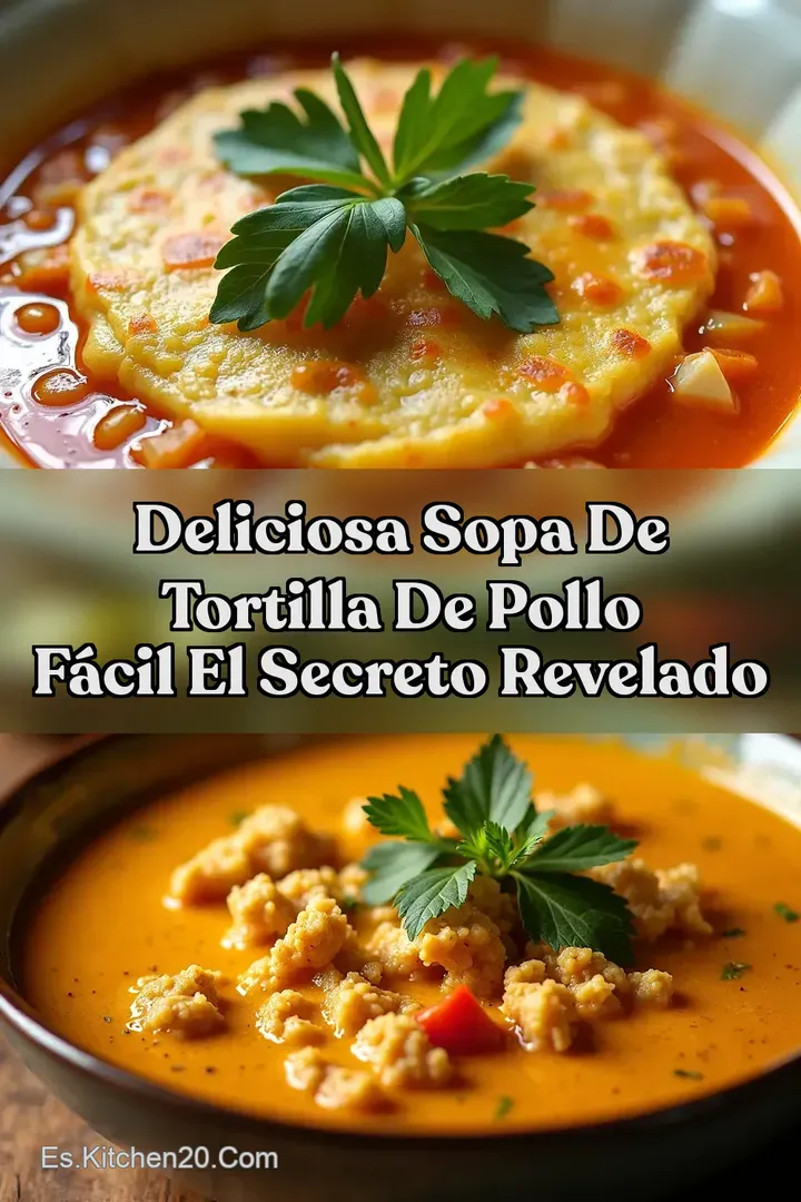 Deliciosa Sopa de Tortilla De Pollo F&aacute;cil El Secreto Revelado