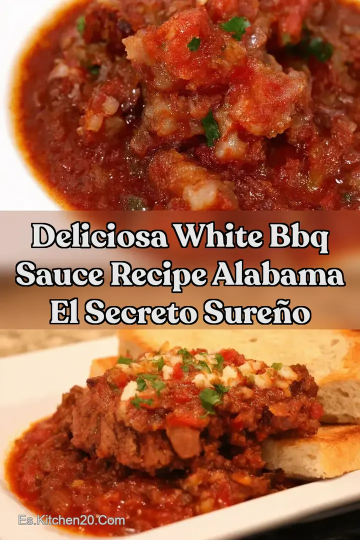 Deliciosa White BBQ Sauce Recipe Alabama El Secreto Sure&ntilde;o