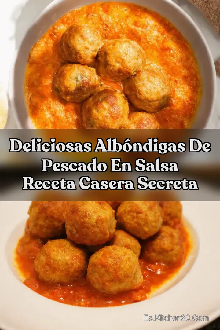 Deliciosas Alb&oacute;ndigas de Pescado en Salsa Receta Casera Secreta