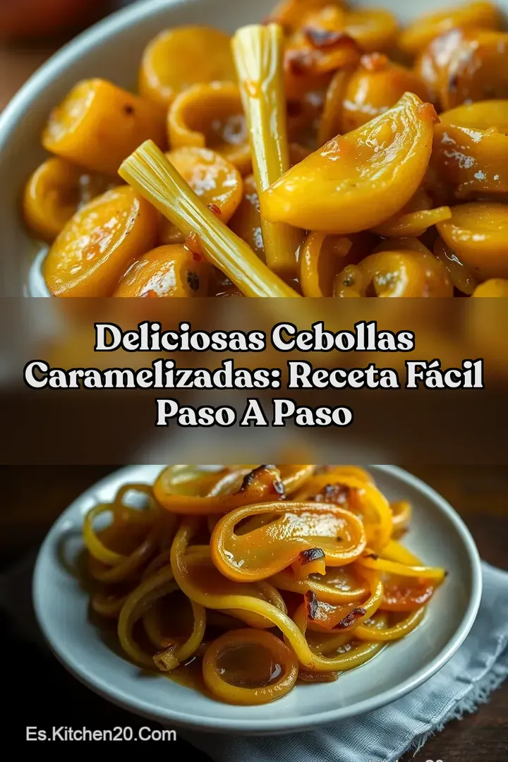 Deliciosas Cebollas Caramelizadas: Receta F&aacute;cil Paso a Paso