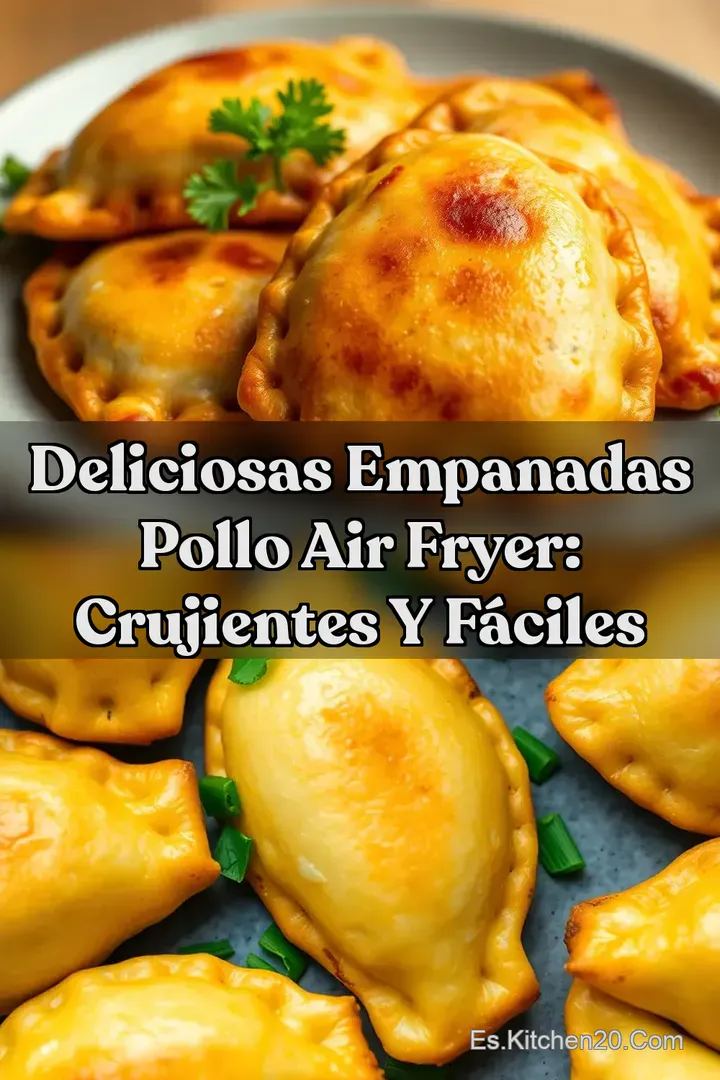 Deliciosas Empanadas Pollo Air Fryer: Crujientes y F&aacute;ciles