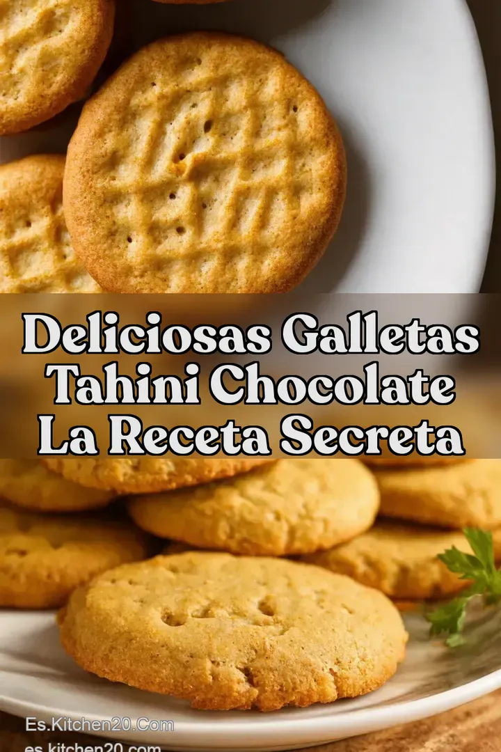 Deliciosas Galletas Tahini Chocolate La Receta Secreta