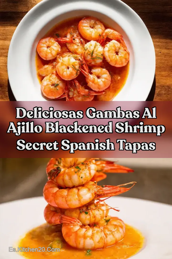 Deliciosas Gambas al Ajillo Blackened Shrimp Secret Spanish Tapas