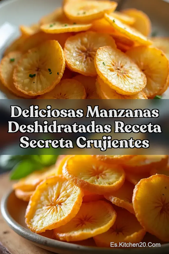 Deliciosas Manzanas Deshidratadas Receta Secreta Crujientes
