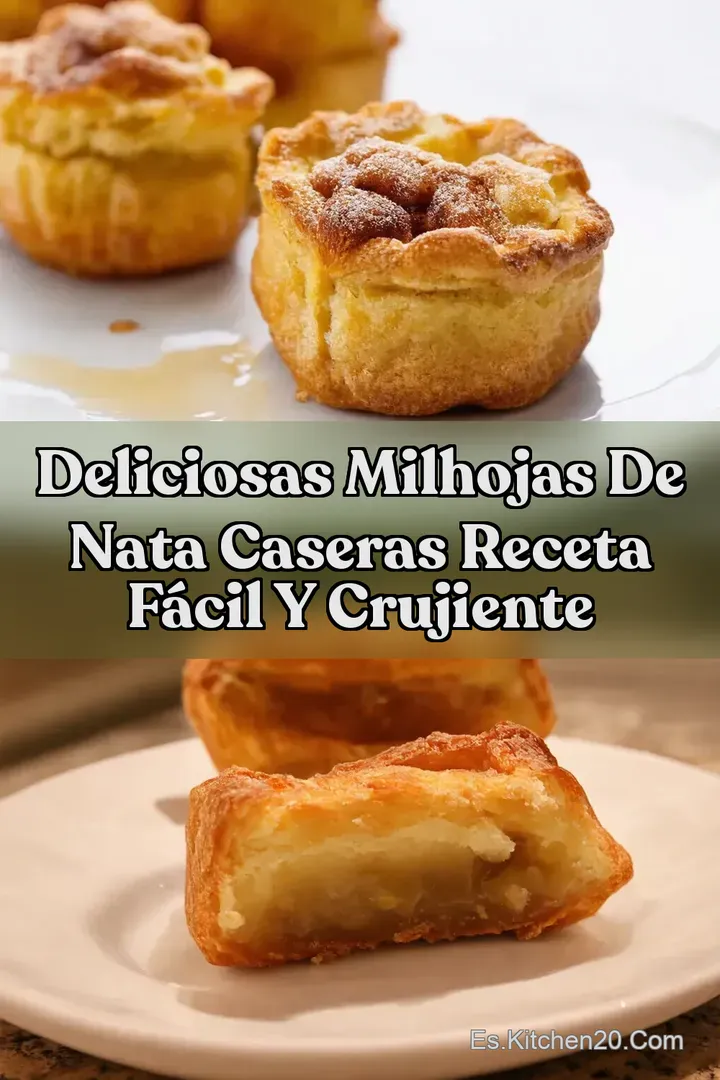 Deliciosas Milhojas de Nata Caseras Receta F&aacute;cil y Crujiente