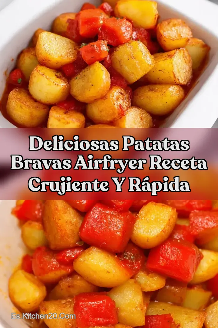 Deliciosas Patatas Bravas Airfryer Receta Crujiente y R&aacute;pida