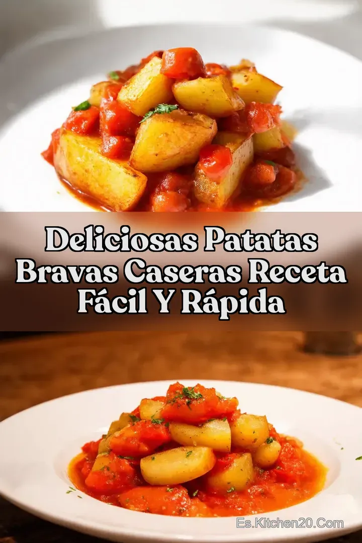Deliciosas Patatas Bravas Caseras Receta F&aacute;cil y R&aacute;pida