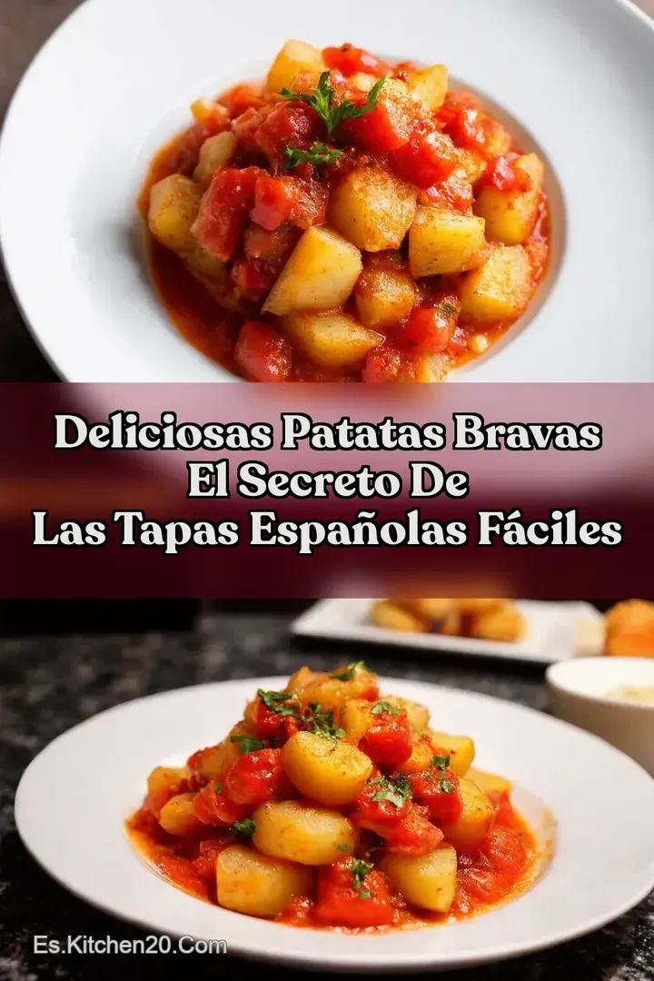 Deliciosas Patatas Bravas El Secreto de las Tapas Espa&ntilde;olas F&aacute;ciles