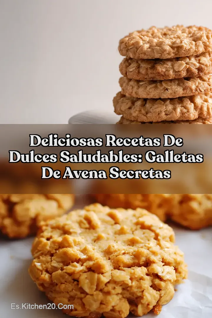 Deliciosas Recetas de Dulces Saludables: Galletas de Avena Secretas