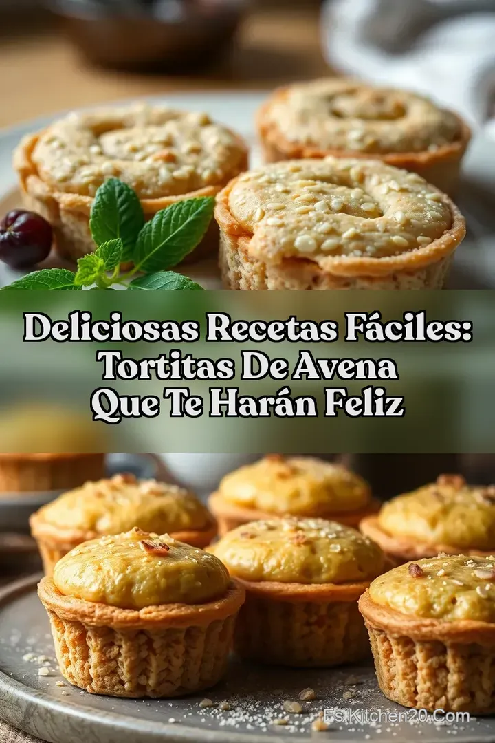Deliciosas Recetas F&aacute;ciles: Tortitas de Avena que te har&aacute;n Feliz