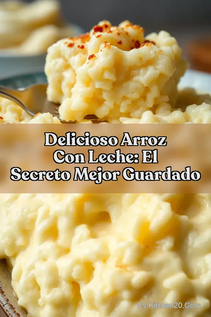 Delicioso Arroz con Leche: El Secreto Mejor Guardado
