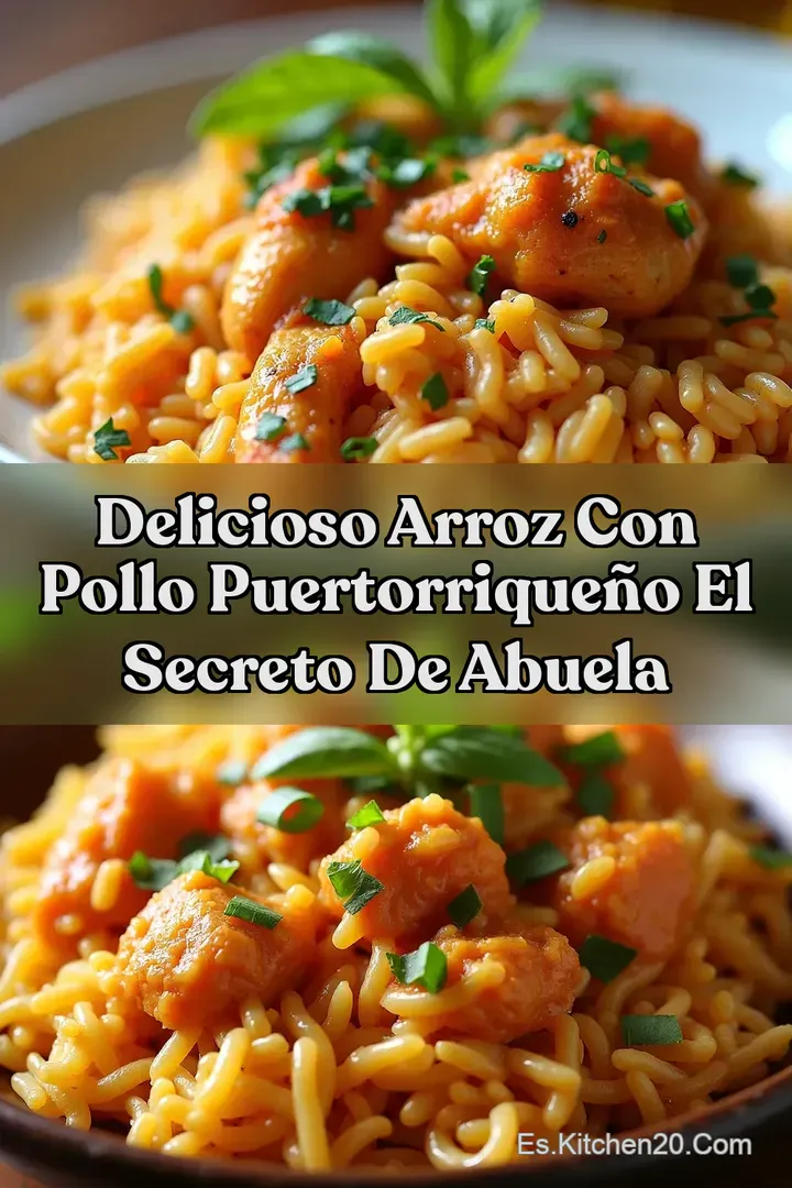 Delicioso Arroz con Pollo Puertorrique&ntilde;o El Secreto de Abuela