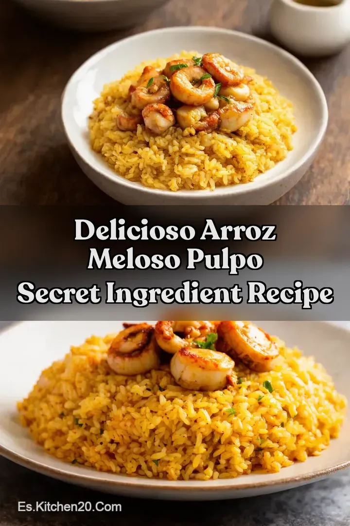 Delicioso Arroz Meloso Pulpo Secret Ingredient Recipe