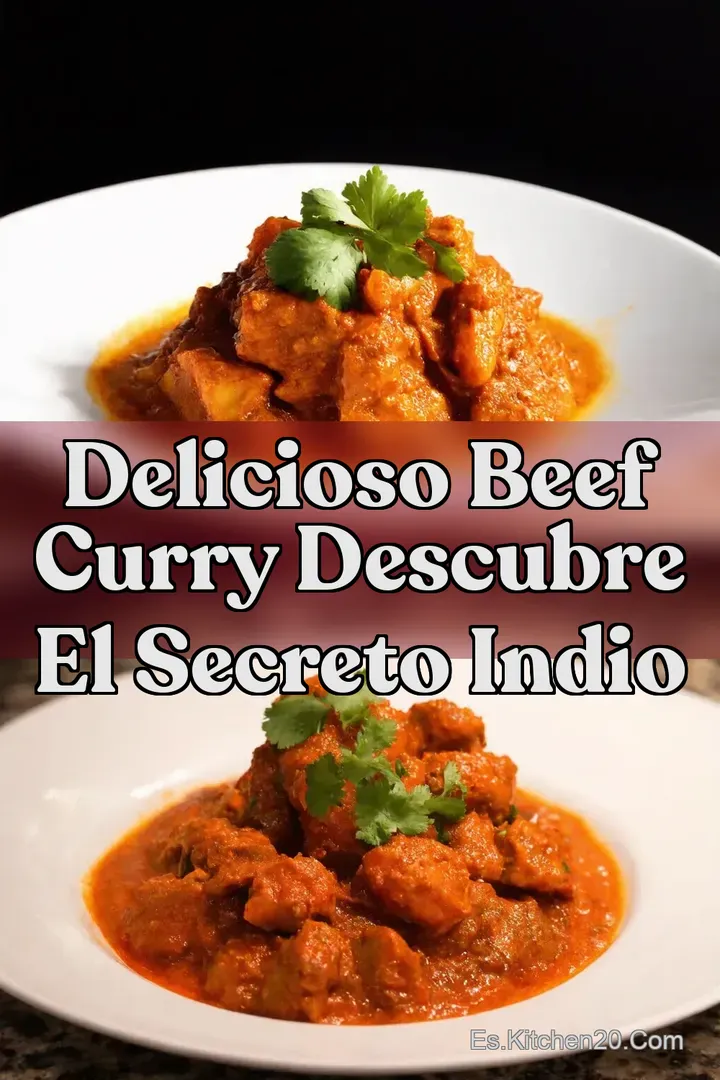 Delicioso Beef Curry Descubre el Secreto Indio