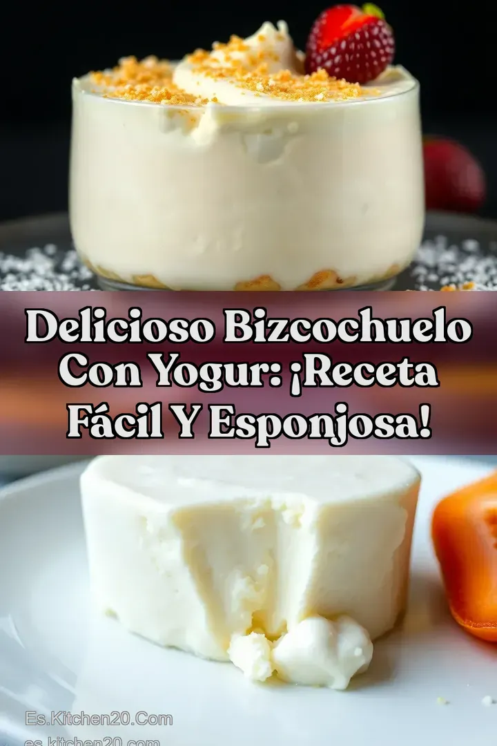Delicioso Bizcochuelo con Yogur: &iexcl;Receta F&aacute;cil y Esponjosa!
