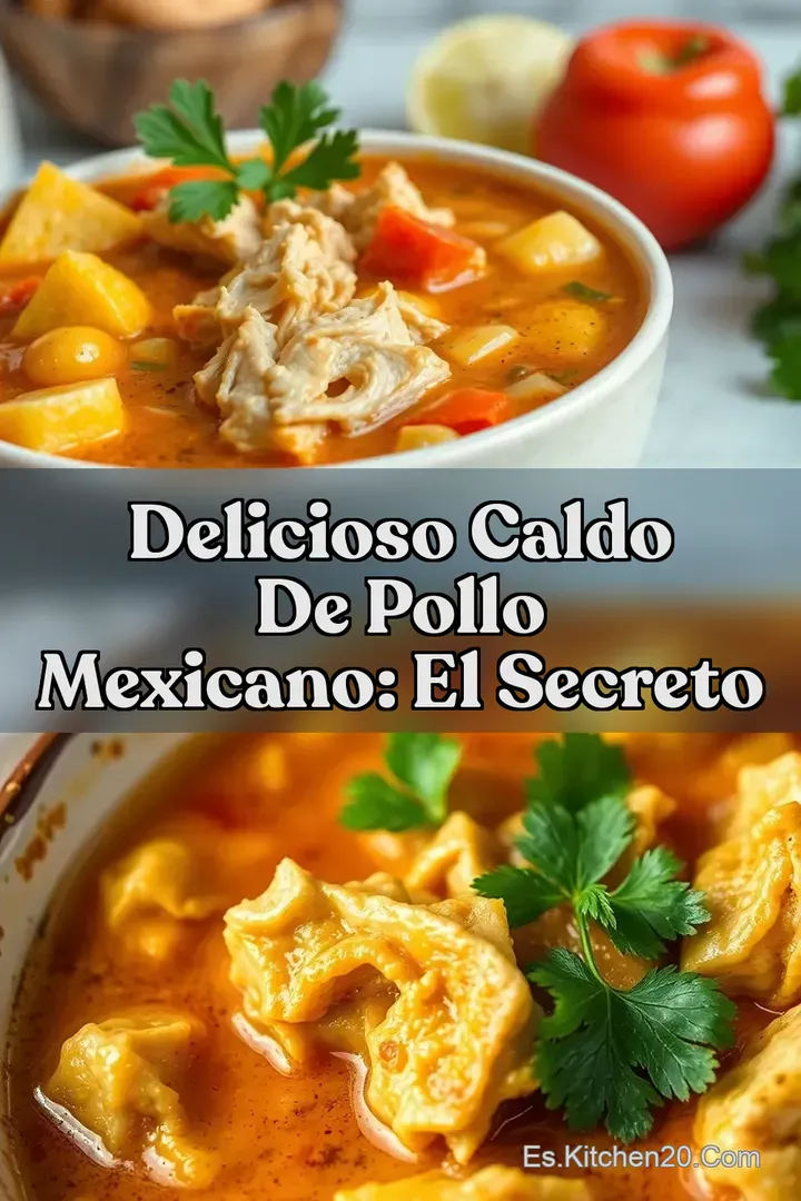 Delicioso Caldo de Pollo Mexicano: El Secreto