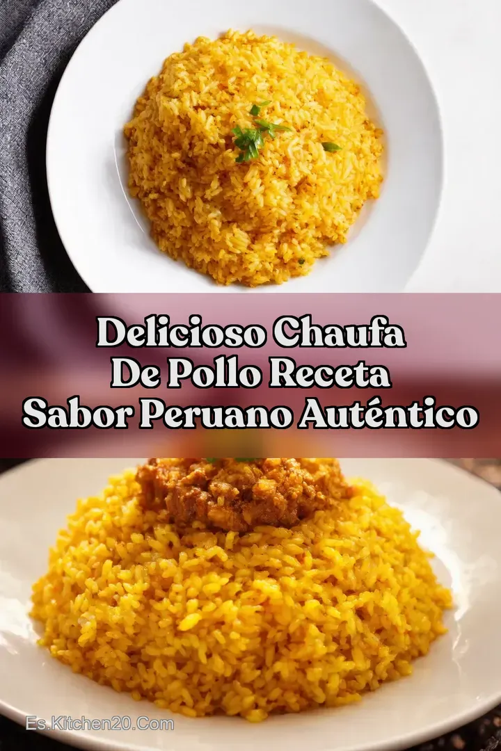 Delicioso Chaufa de Pollo Receta Sabor Peruano Aut&eacute;ntico