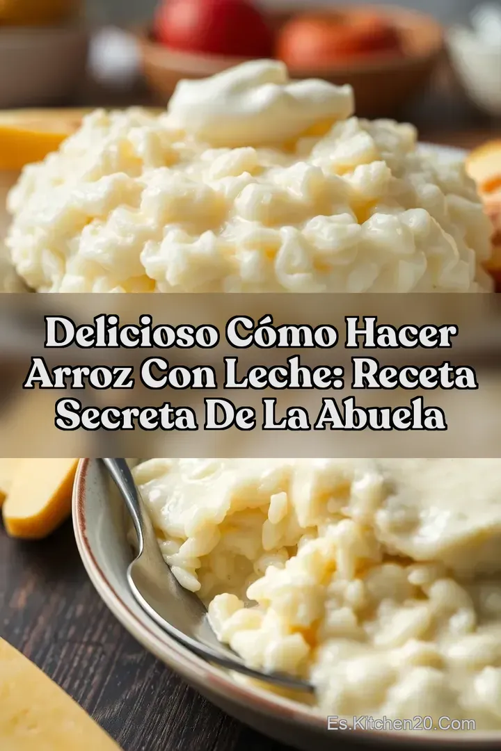 Delicioso C&oacute;mo Hacer Arroz con Leche: Receta Secreta de la Abuela