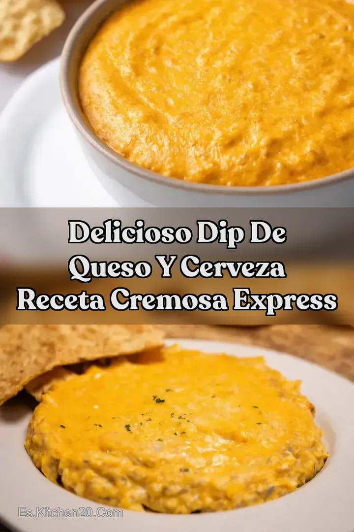 Delicioso Dip de Queso y Cerveza Receta Cremosa Express