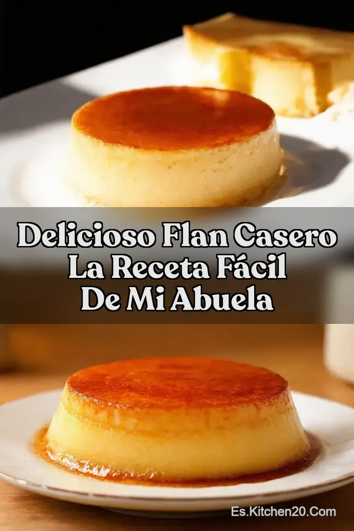 Delicioso Flan Casero La Receta F&aacute;cil de mi Abuela