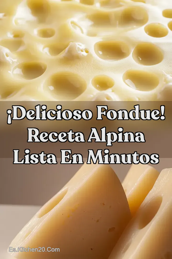 &iexcl;Delicioso Fondue! Receta Alpina Lista en Minutos