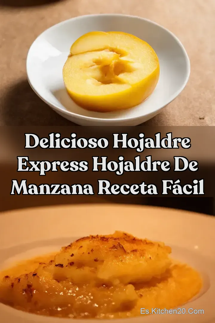 Delicioso hojaldre express hojaldre de manzana receta f&aacute;cil