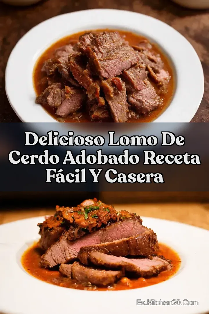 Delicioso Lomo de Cerdo Adobado Receta F&aacute;cil Y Casera