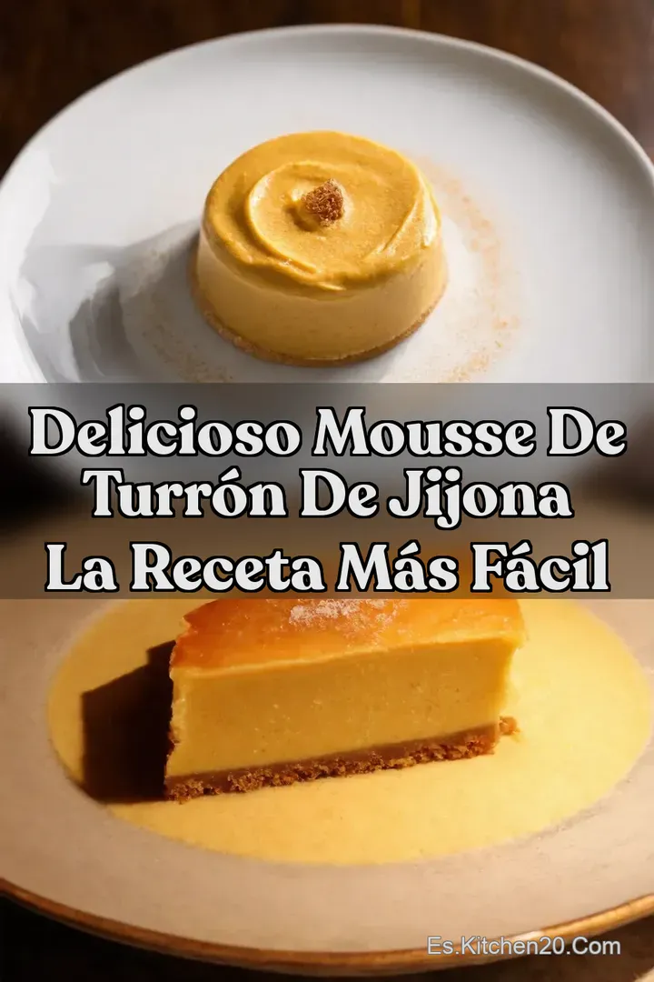 Delicioso Mousse de Turr&oacute;n de Jijona La Receta M&aacute;s F&aacute;cil