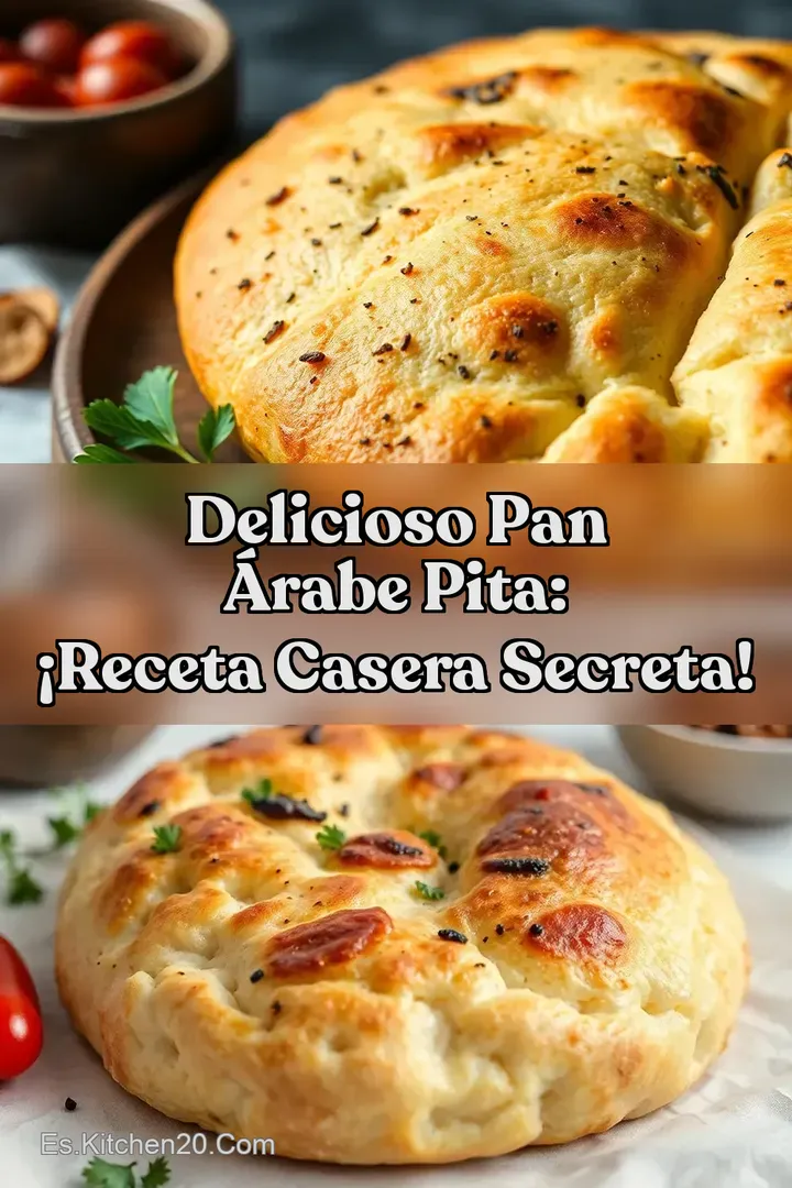 Delicioso Pan &Aacute;rabe Pita: &iexcl;Receta Casera Secreta!
