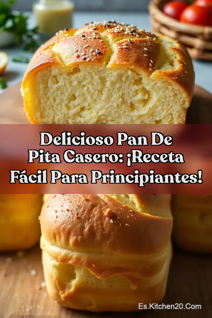 Delicioso Pan de Pita Casero: &iexcl;Receta F&aacute;cil para Principiantes!