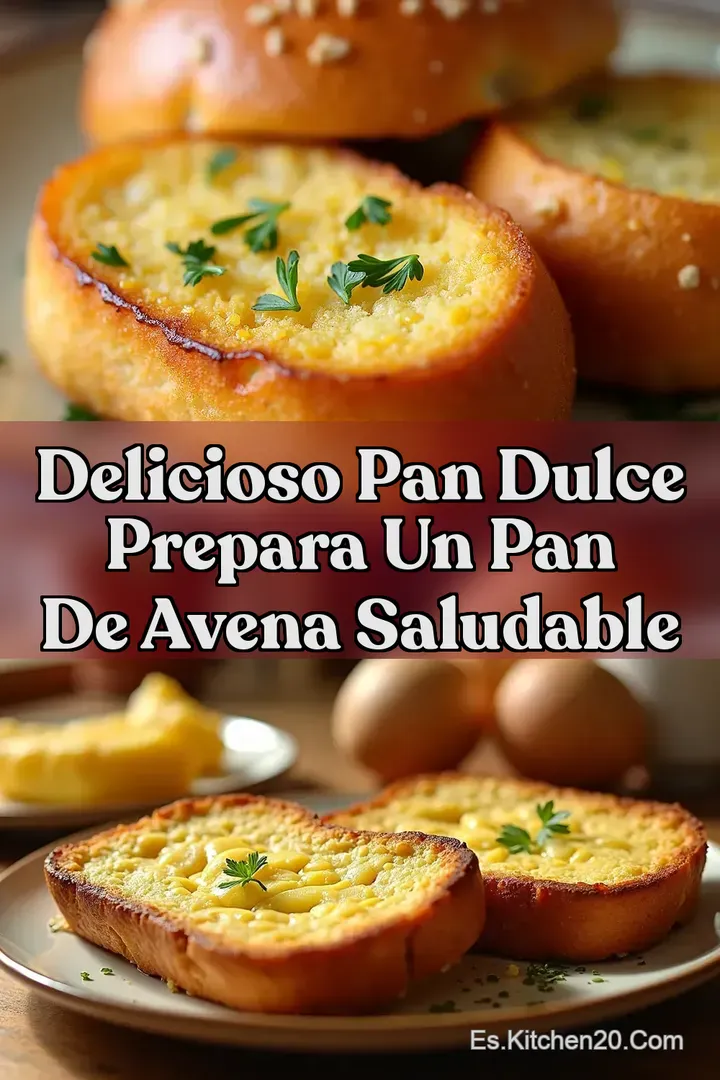 Delicioso Pan Dulce Prepara un Pan de Avena Saludable