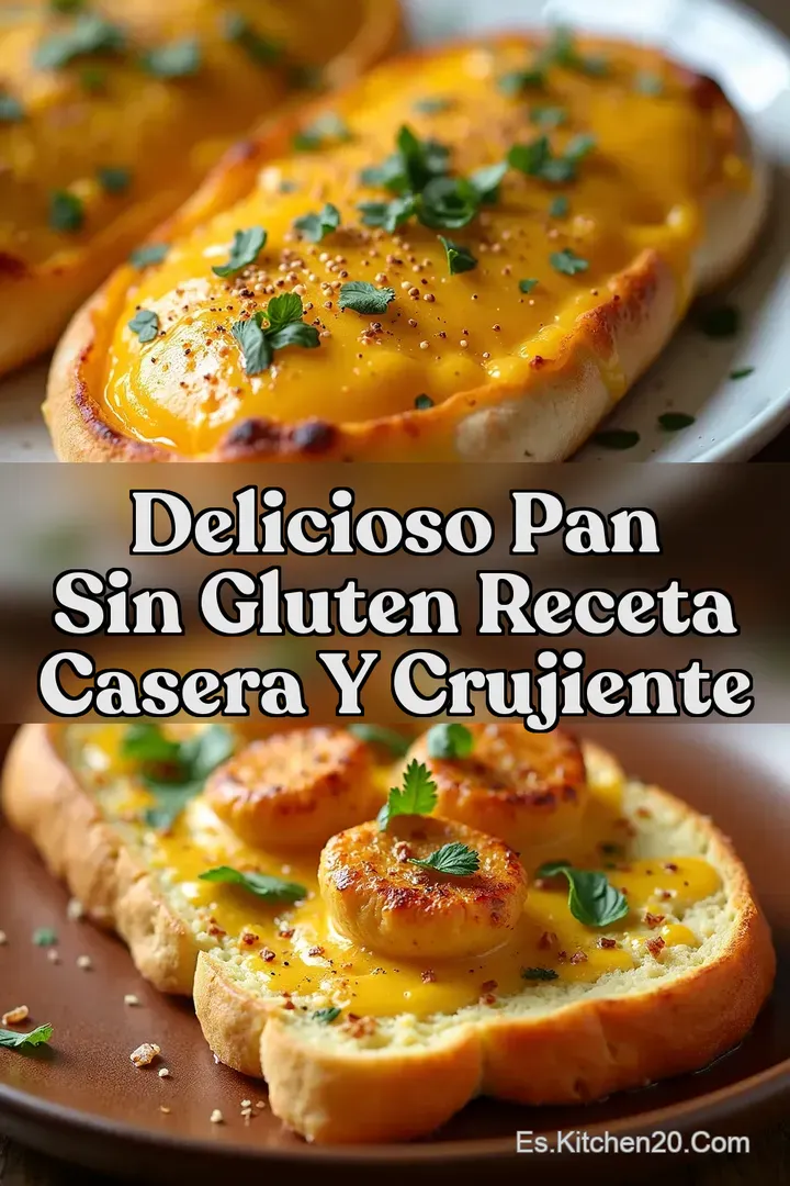 Delicioso Pan Sin Gluten Receta Casera y Crujiente