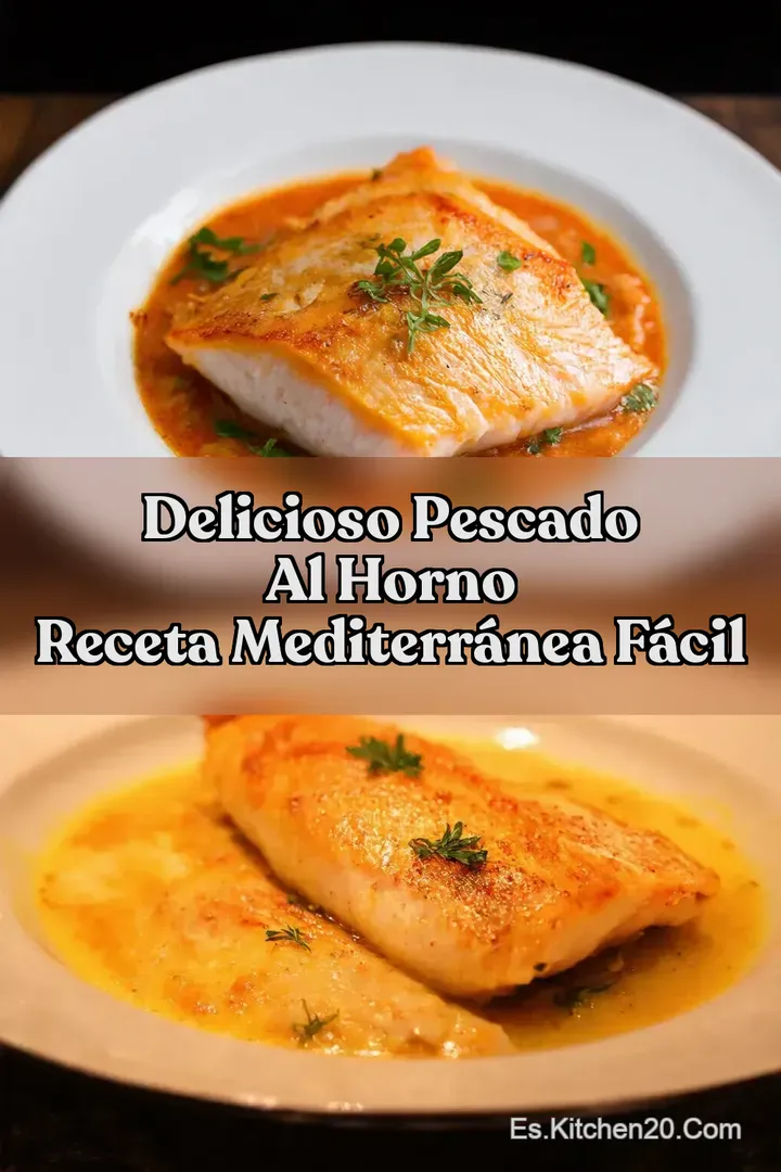 Delicioso Pescado al Horno Receta Mediterr&aacute;nea F&aacute;cil
