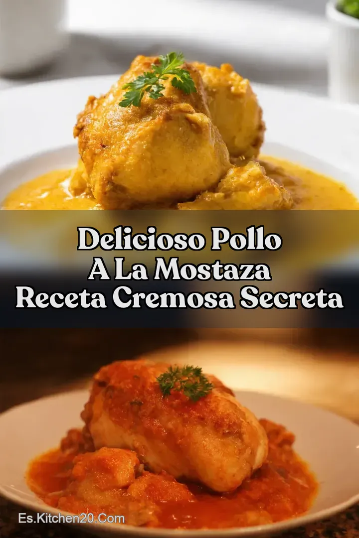 Delicioso Pollo a la Mostaza Receta Cremosa Secreta