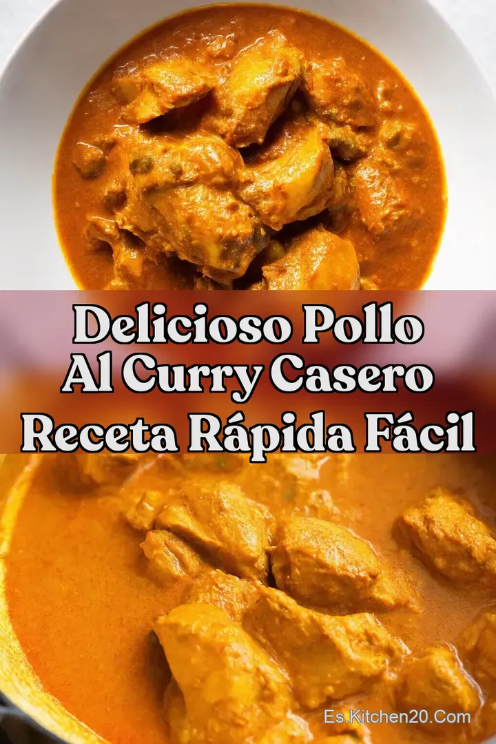 Delicioso Pollo Al Curry Casero Receta R&aacute;pida F&aacute;cil