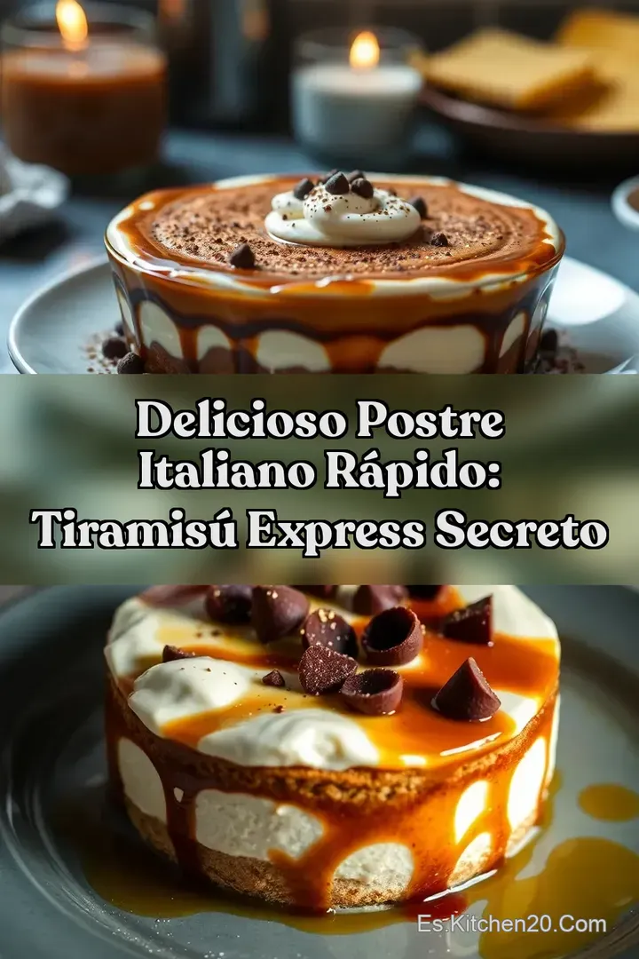 Delicioso Postre Italiano R&aacute;pido: Tiramis&uacute; Express Secreto