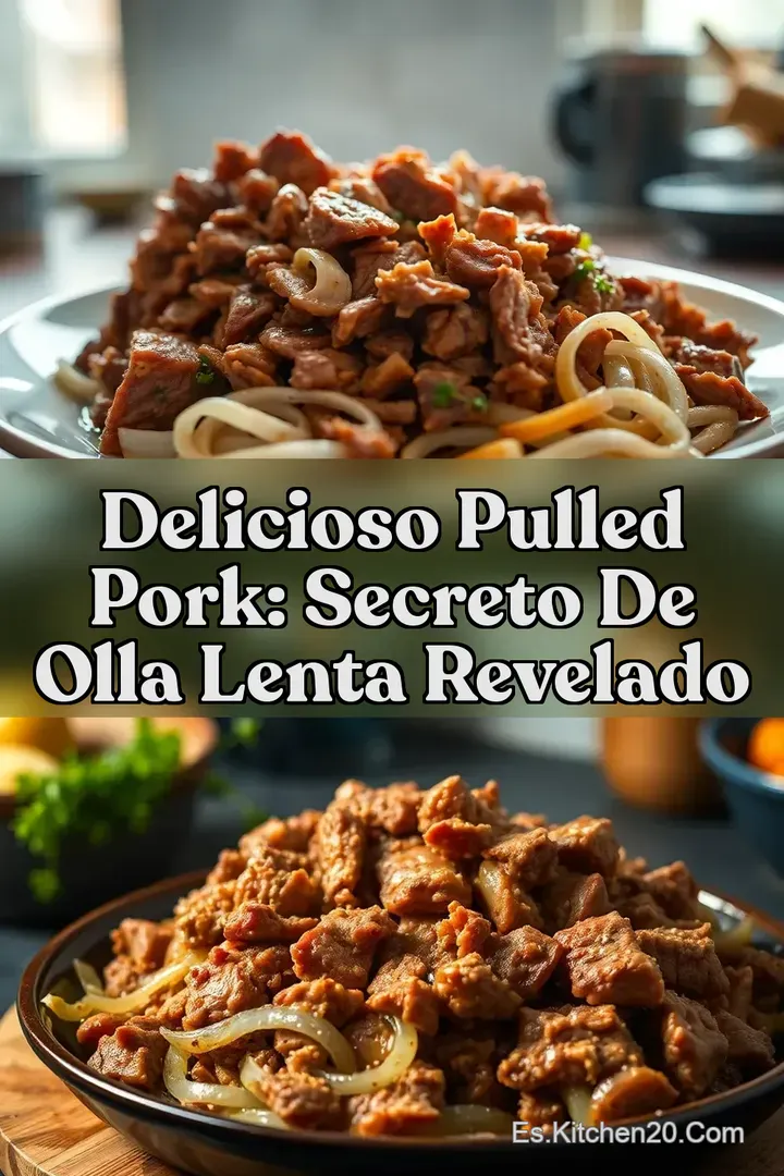 Delicioso Pulled Pork: Secreto de Olla Lenta Revelado
