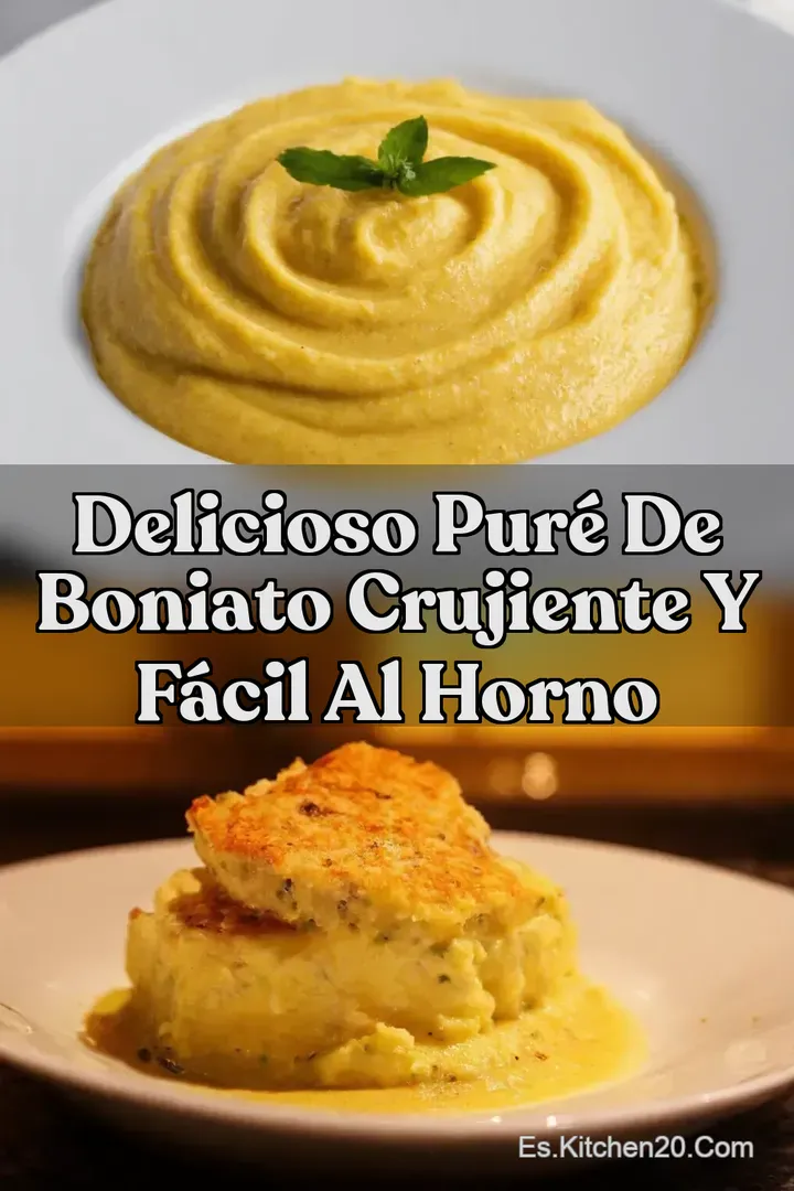 Delicioso Pur&eacute; de Boniato Crujiente y F&aacute;cil al Horno