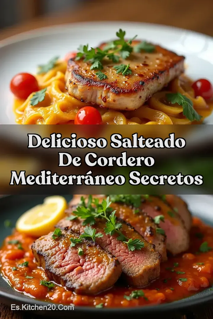 Delicioso Salteado de Cordero Mediterr&aacute;neo Secretos