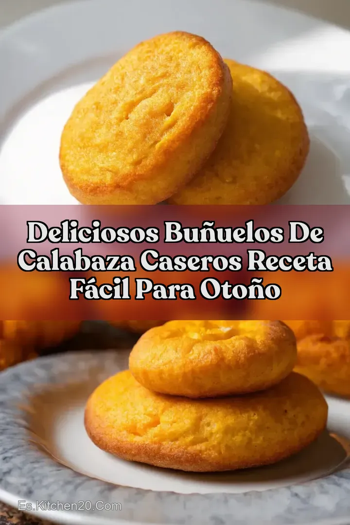 Deliciosos Bu&ntilde;uelos de Calabaza Caseros Receta F&aacute;cil para Oto&ntilde;o