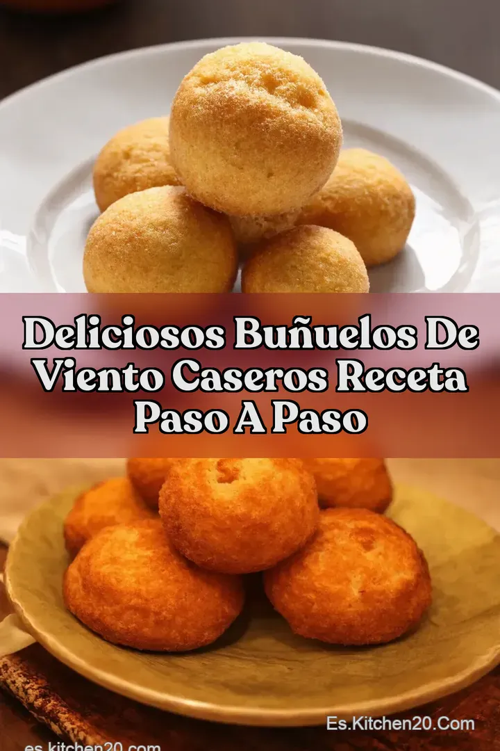 Deliciosos Bu&ntilde;uelos de Viento Caseros Receta Paso a Paso